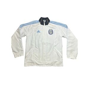 Y2K Adidas Argentina Soccer 2009 Track Jacket Size Large